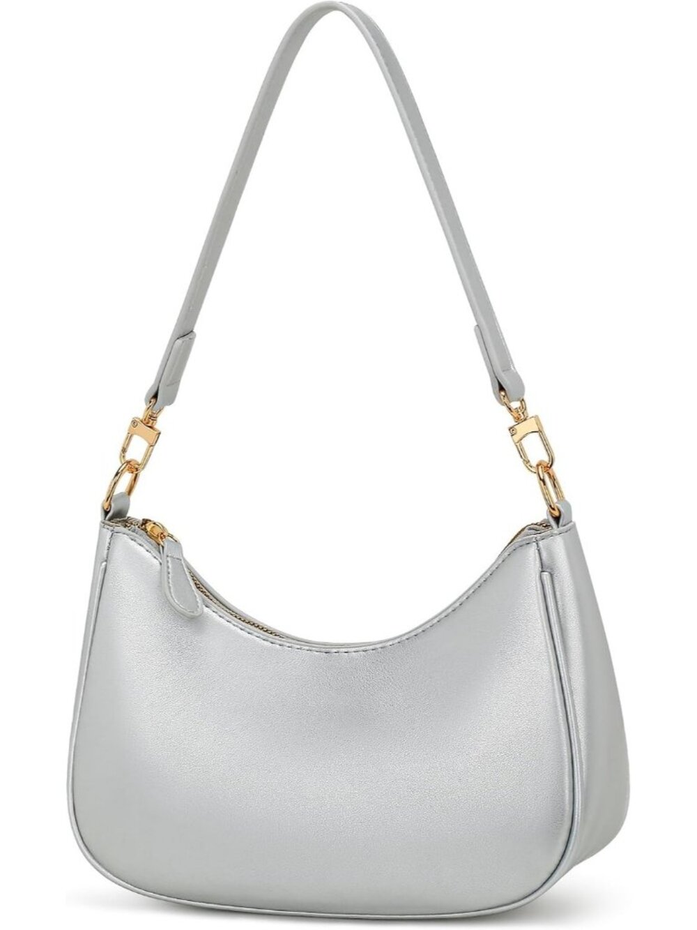 Women's Silver Cute HandBags Retro Hobo Shoulder Clutch Underarm Purse